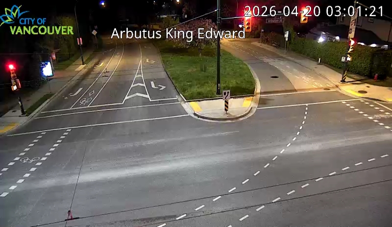 Arbutus St and W King Edward Ave - West