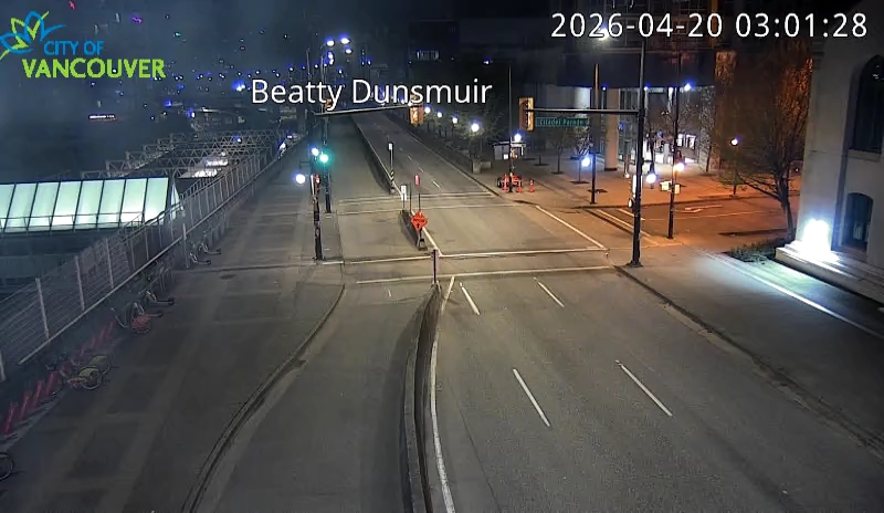 Beatty St and Dunsmuir St - East