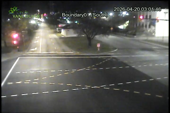 Boundary Road & E 1st Ave - North