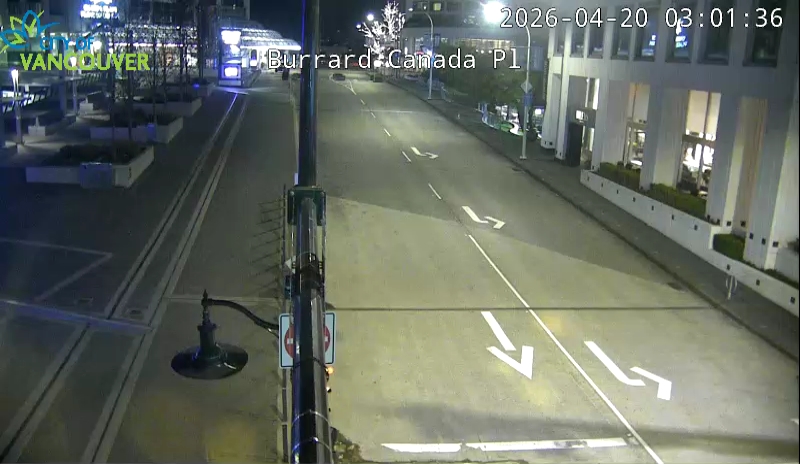 Burrard St & Canada Place - East