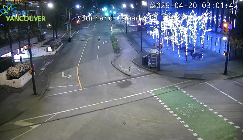 Burrard St & Canada Place - South