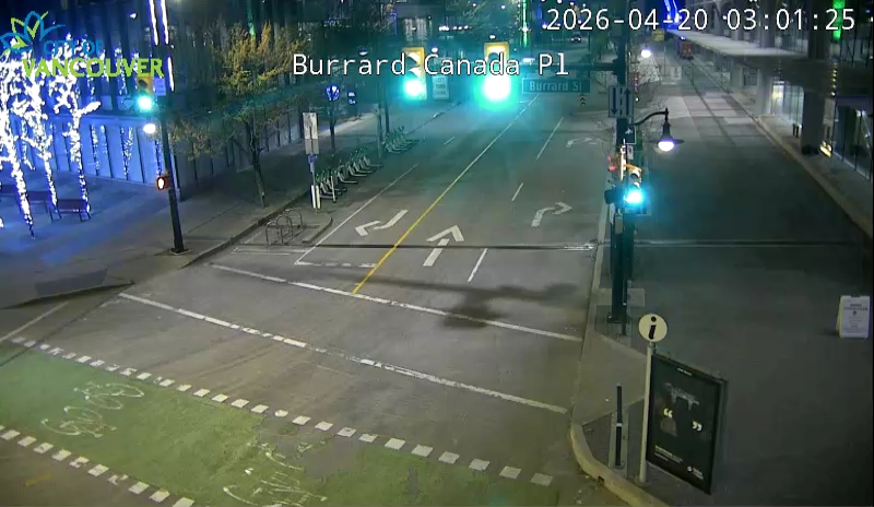 Burrard St & Canada Place - West