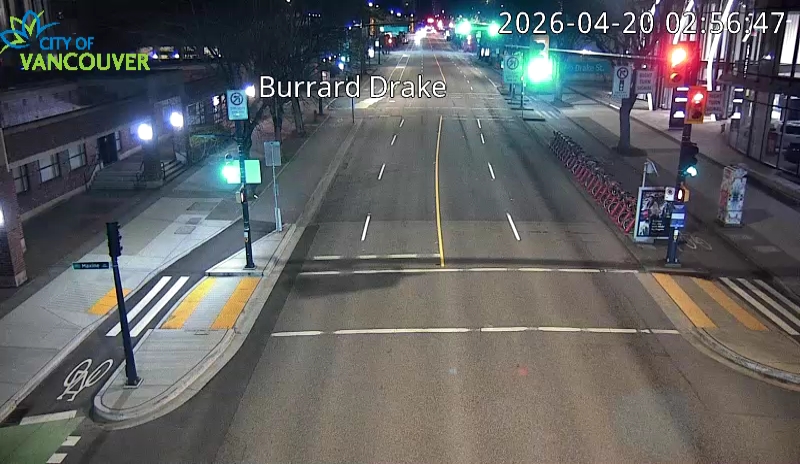 Burrard St & Drake St - N