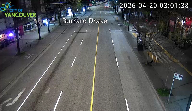 Burrard St & Drake St - S