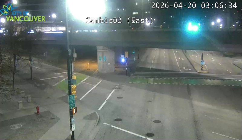 Cambie St & W 2nd Ave - East/South