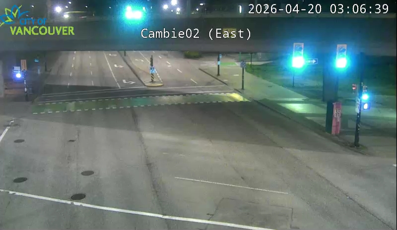 Cambie St & W 2nd Ave - East/West