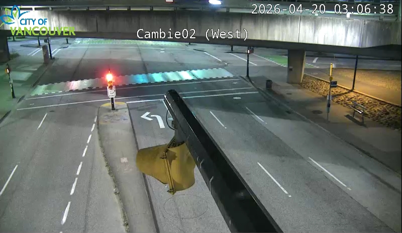 Cambie St & W 2nd Ave - West/East