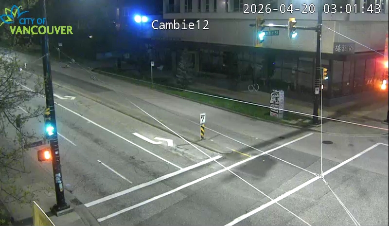 Cambie St & W 12th Ave - East