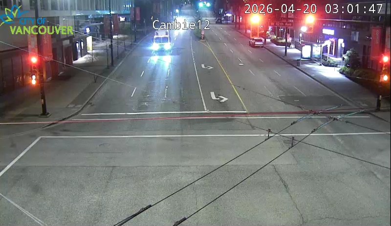 Cambie St & W 12th Ave - South