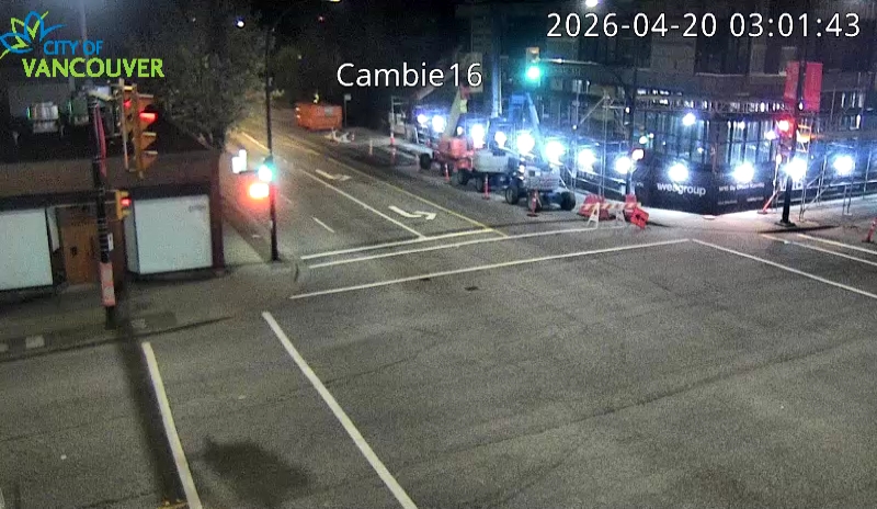 Cambie St and W 16th Ave - East