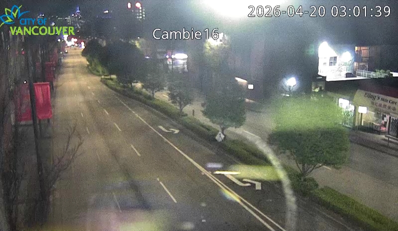 Cambie St and W 16th Ave - North