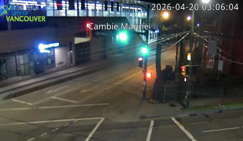 Cambie St & SW Marine Dr - W