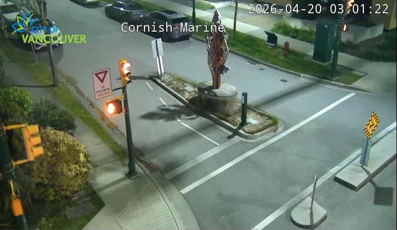 Cornish St & SW Marine Dr - N