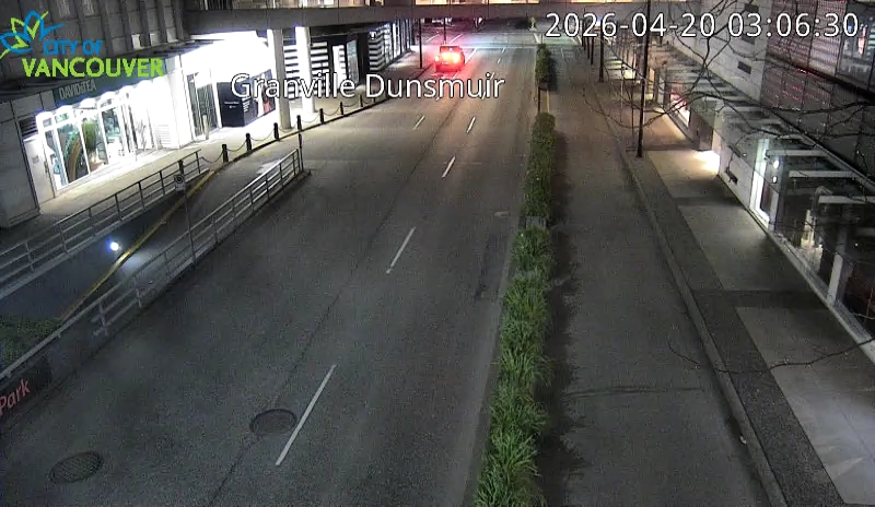 Granville St & Dunsmuir St - West