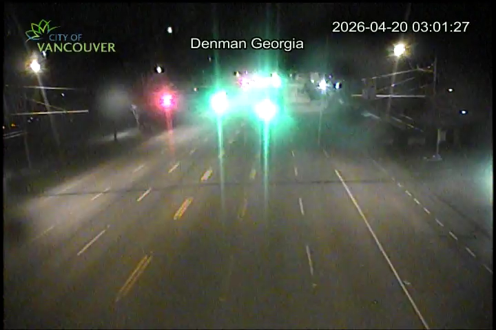 W Georgia St & Denman St - West