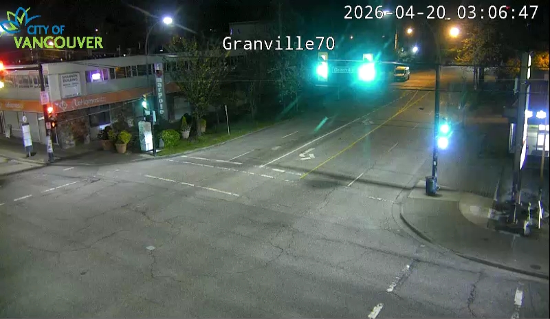 Granville St & W 70th Ave - E