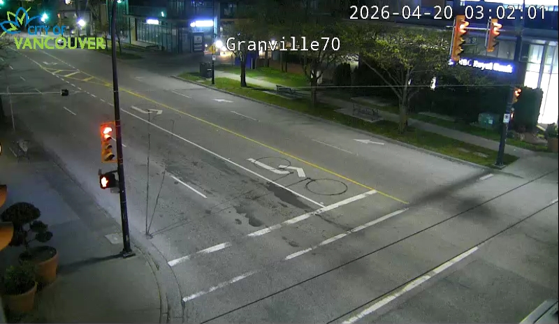 Granville St & W 70th Ave - W