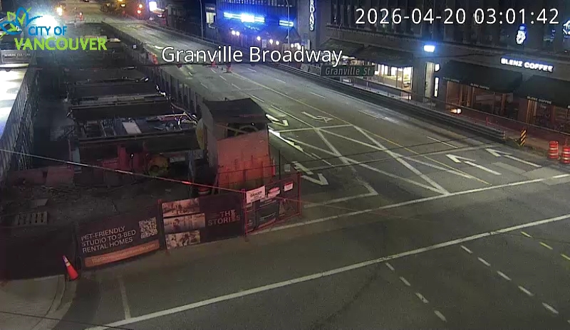 Granville St & W Broadway Ave - East