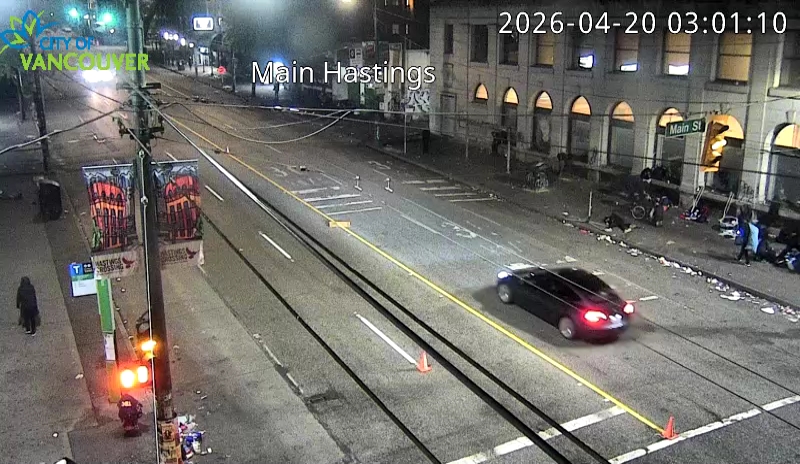 Main St & E Hastings St - East