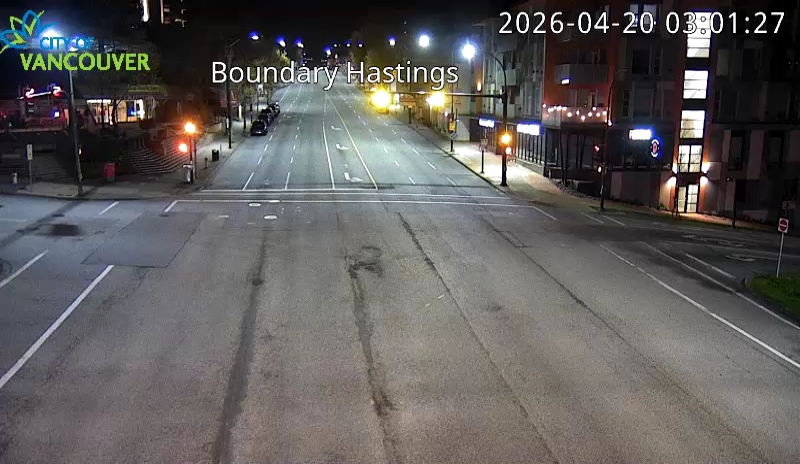 Boundary Rd & E Hastings St - East