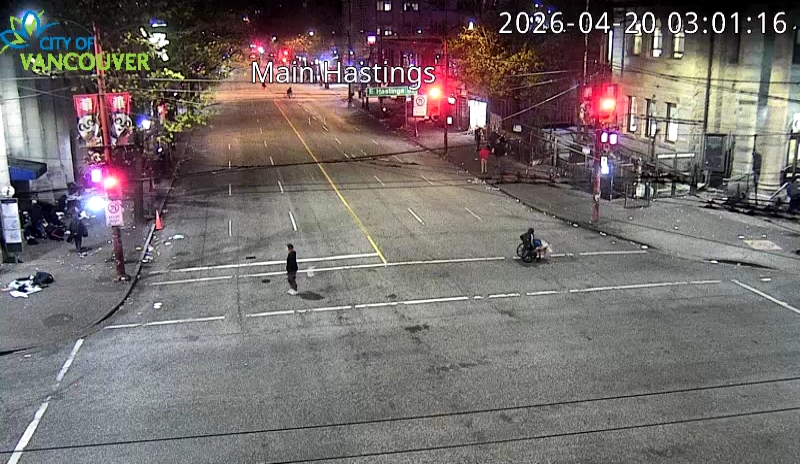 Main St & E Hastings St - South