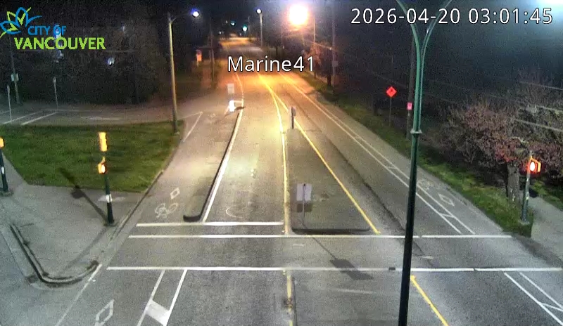 SW Marine Dr and W 41st Ave - East