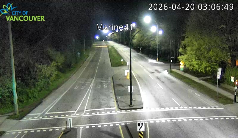 SW Marine Dr and W 41st Ave - West