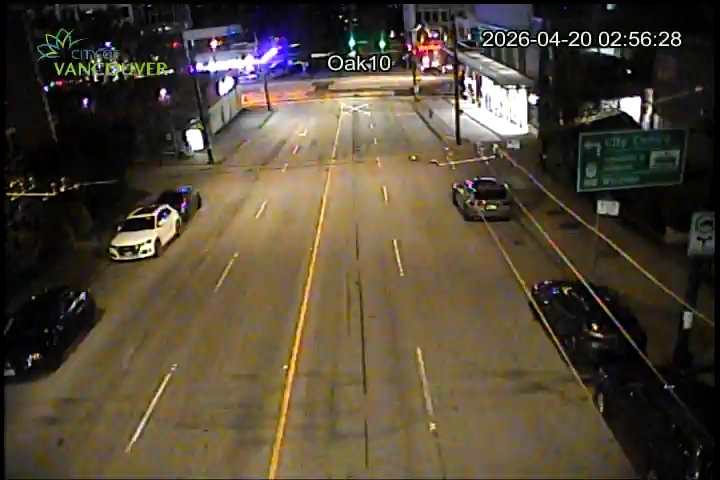 Oak St & W. 10th Ave - North