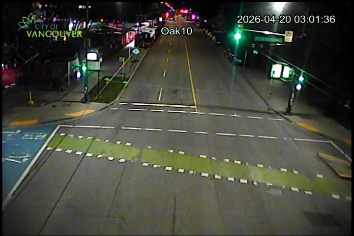 Oak St & W. 10th Ave - South