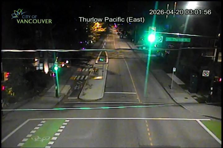 Thurlow St & Pacific St - W